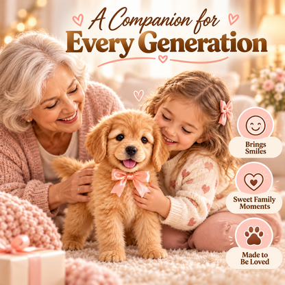 🎄49% OFF🐕🐾 Golden Buddy Realistic Golden Retriever Puppy