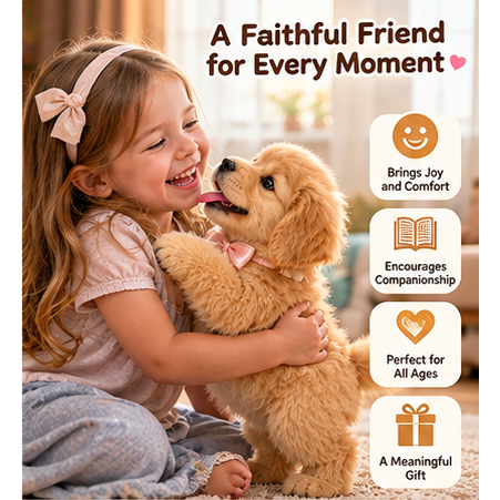 🎄49% OFF🐕🐾 Golden Buddy Realistic Golden Retriever Puppy
