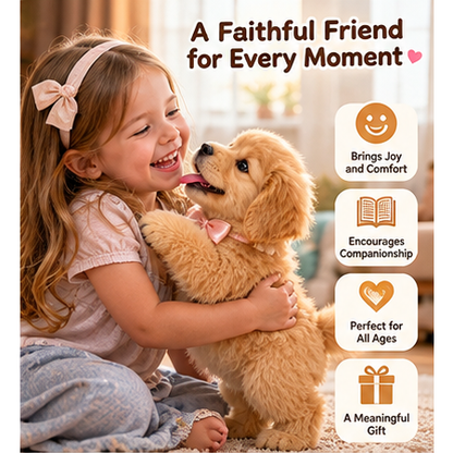🎄49% OFF🐕🐾 Golden Buddy Realistic Golden Retriever Puppy